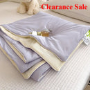 Axyaa Cool Silk Summer Quilt | Solid Color Printing Cool Silk Quilt