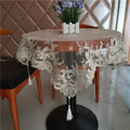 Axyaa Lace Embroidery Table Set for Décor and Protection