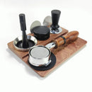 Axyaa Coffee Tamper Mat & Portafilter Holder Station Stand Base Rack