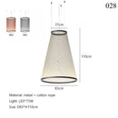 Axyaa Tassel Pendant Light: Modern Staircase Living Room Dining Room Lamp