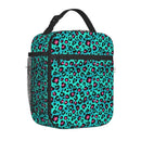 Axyaa Animal Print Insulated Lunch Bag: Portable Thermal Box for Work, Picnic.