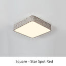 Axyaa Nordic Minimalist Yellow Star LED Ceiling Lamp