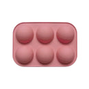 Axyaa Silicone Chocolate Sphere Mold 6-Cavity Baking Tools & Non-Stick Cylinder Cookie Kit