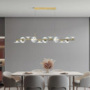 Axyaa Gold Glass Ball Pendant Chandelier for Bedroom Living Rooms Restaurant Lighting