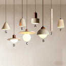 Axyaa Yellow Travertine LED Pendant Lamp - Modern Cave Stone Chandelier