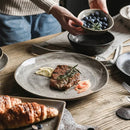 Axyaa Retro Gray Ceramic Dinnerware Set