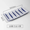 Axyaa Ceramic High Temp Underglaze Hand-painted Tableware