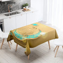 Axyaa Ramadan Mosque Tablecloth - Waterproof & Stain Resistant