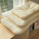 Axyaa Cotton-Bean Velvet Low Pillows for Parent & Child, Various Sizes
