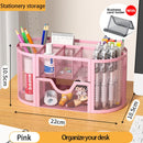 Axyaa Metal Mesh Office & Cosmetic Storage with Scratch-Resistant Pads