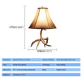 Axyaa Retro Resin Table Lamp LED for Home Living Room Bedroom Decor