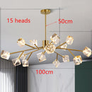 Axyaa Modern Ceiling Chandelier for Dining Room Living Room Pendant Light Fixture