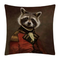 Axyaa Nordic Art Animal Print Pillowcase Pair - Soft Sofa Home Decor