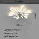 Axyaa Luxury Modern Ceiling Fan Lamp for Living & Dining Room