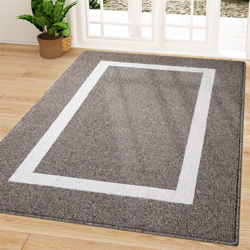 Axyaa Low-Pile Indoor Entrance Mat: Absorbent, Non-Slip & Washable Entry Rug