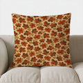 Axyaa Autumn Bow & Pumpkin Pattern Pillow Cover for Sofa Bedroom Car
