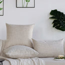 Axyaa Linen Cushion Covers for Sofa, Living Room, Car - Decorative Pillowcase