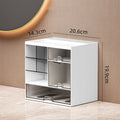 Axyaa Clear Cosmetic Organizer with Drawers - Desktop Storage Box for Makeup and Stationery