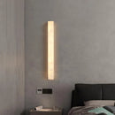 Axyaa Spanish Marble Wall Lamp: Elegant LED Alabaster Lighting for Restaurant and Living Room