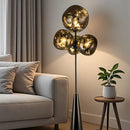Axyaa Minimalist LED Floor Lamp with Remote Control Dimming