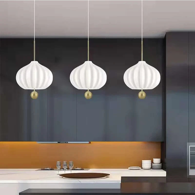 Axyaa White Glass Chandelier: Elegant Single Head Lighting Solution