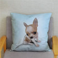 Chihuahua Dog Printed Cushion Cover by Axyaa for Home Decor