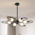 Axyaa Nordic LED Pendant Light Iron 6-head E27 Living Room Fixture