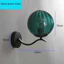 Axyaa Nordic Glass Wall Lamp Modern Minimalist Living Bedroom Light