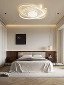 Axyaa Modern Minimalist Ceiling Light, Creamy Style, 2025 Eye-Care Bedroom Lamp