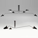 Axyaa Modern Spider Serge LED Pendant Light - Nordic Iron Duckbill Ceiling Chandelier
