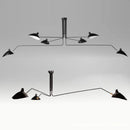 Axyaa Spider Serge LED Pendant Chandelier: Retro Industrial Style, Modern Duckbill Design