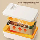 Axyaa USB Heated Insulated Lunch Box - Portable Rechargeable Rice Cooker