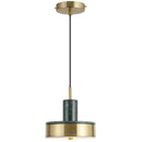 Axyaa Marble Copper LED Pendant Light - Modern Living Room Chandelier