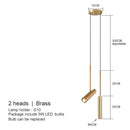 Axyaa Adjustable Nordic LED Chandelier for Bedroom Living Room Decor