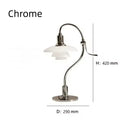Axyaa LED Glass Table Light Bauhaus Style 3-Layer Lampshade for Study and Bedroom