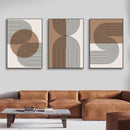 Minimalist Geometry Wall Art Print by Axyaa - Modern Abstract Canvas Painting for Home Decor