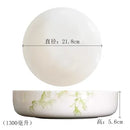 Axyaa Steamed Egg Bowls Set of 2, Microwave Safe Deep Plate Salad Bowls