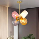 Modern Nordic Glass Chandelier by Axyaa for Coffee Shop & Restaurant Lighting Decor
