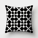 Axyaa Geometric Print Polyester Sofa Cushion Covers Home Decor Pillowcase