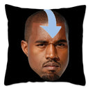 Axyaa Kanye West Meme Cushion Cover 50x50 cm Throw Pillow Case for Car Sofa