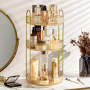 Axyaa Rotating Makeup Organizer Shelf - 360 Spinning Cosmetic Storage Vanity Holder
