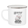 Axyaa Enamel Mug - Funny 11oz Lover Coffee Cup - Couples Gift Home Tea Cup
