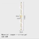 Axyaa Metal Silicone Strip LED Wall Lamp for Stylish Home Decor