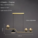 Axyaa Nordic Bean Bubble Chandelier: Creative LED Pendant Light for New Restaurant and Bar Counter