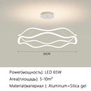 Axyaa Modern Minimalist LED Chandelier for Luxe Living Room & Bedroom