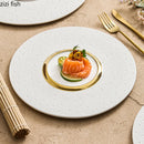 Axya Ceramic Dinner Plate Set Steak Sushi Sashimi Dish Restaurant Tableware