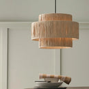 Axyaa Rattan Pendant Light: Wabi-sabi Style Creative LED Chandelier for Home & Restaurant