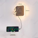 Axyaa LED Wall Lamp with Adjustable Angle and USB Charging Port