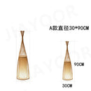 Axyaa Classic Bamboo Weave Floor Lamp LED Fixture