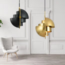 Axyaa Gold Iron Pendant Light for Dining Room Kitchen Home Decor